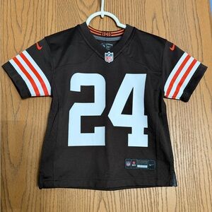 Nike On Field Game Jersey Nick Chubb Cleveland Browns NFL little kid Small-4 NWT